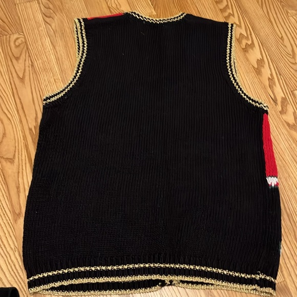 Vintage Ugly Christmas Vests and Turtlenecks - Picture 4 of 6